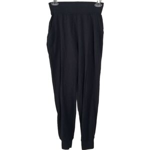 Lululemon Black Joggers Textured Rainbow Speckles Size 4 Running Training